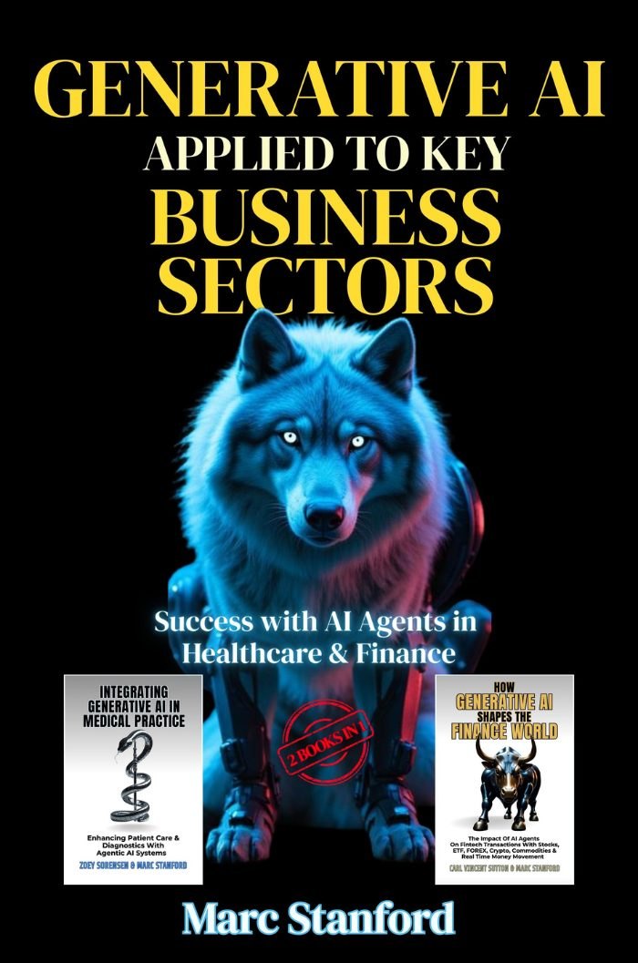 Book cover: Generative AI Applied to Key Business Sectors